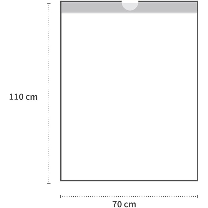 Сміттєві пакети HygoClean 150x120 л зі шнурком, стійкі до розриву сині сміттєві пакети з переробленого LDPE, надзвичайно міцні сміттєві пакети приблизно 45 мкм, сині пакети 100 x 70 см для сміттєвих баків, 150 великих пакетів для листя в рулоні (ука, упак