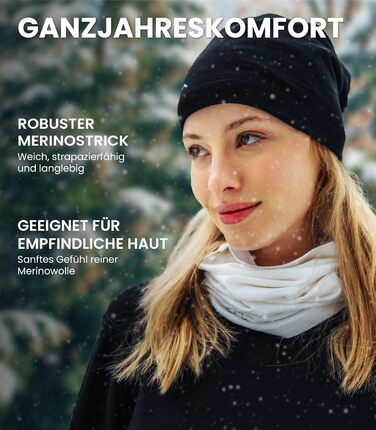 Чоловічий шарф-петля Merino.tech Unisex з мериносової вовни - жіночий багатофункціональний шарф-грілка для шиї, мериносова вовна, 165 оливковий гай