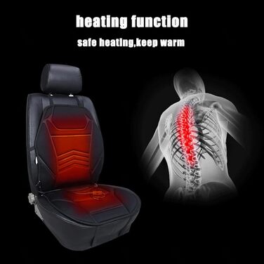 Підігрів сидінь автомобіля ULPYO Прикурювач, підігрів сидінь 12 В для автомобіля Univrsllr Comfort Підігрів сидінь для автомобіля Gschnk, Min Hrrn,- (G, 2Pack)