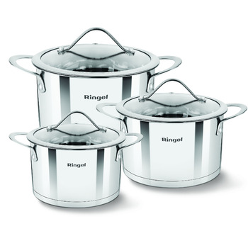 Набір посуду Ringel Fusion 6 пр. 1.9 л+2.6 л+3.6 л (6733720) Набір посуду Ringel Fusion 6 пр. 1.9 л+2.6 л+3.6 л (6733720)