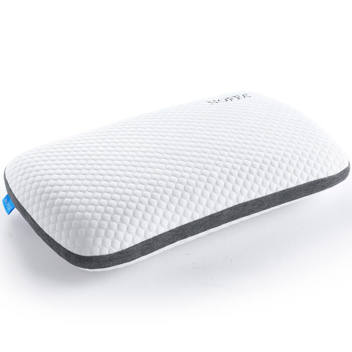 Жорстка подушка з в&39язкопружної піни заввишки 11 см для сну, ортопедична подушка для сну на боці, подушка для підтримки шиї, подушка з піни з ефектом пам&39яті, 40x60 см (60 x 40 x 11 см).