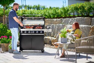 Рукавички для барбекю преміум-класу RSLE, високоякісні рукавички для захисту від опіків, дихаючі та термостійкі до 350C, метаарамі