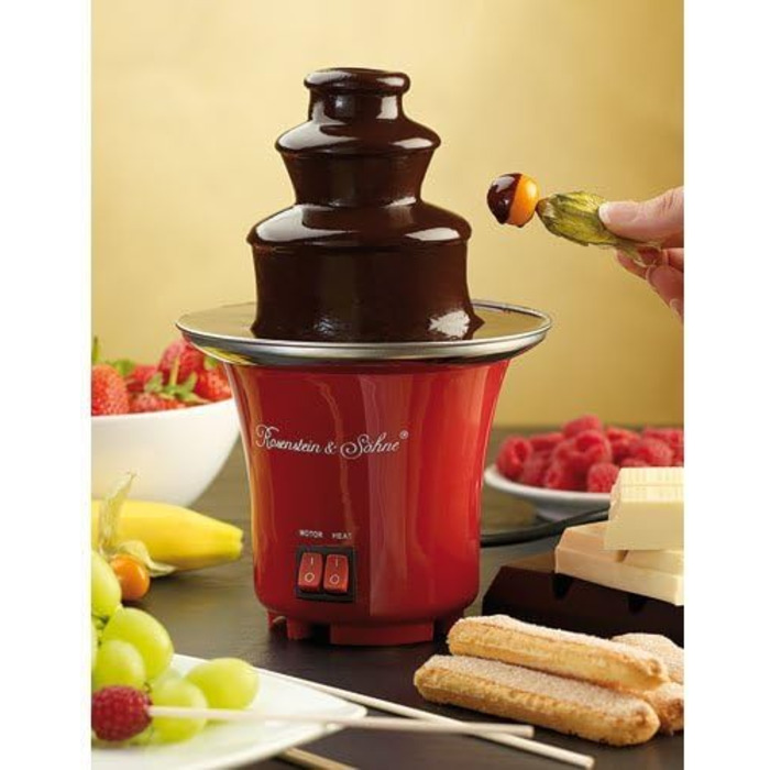 Шоколадний фонтан Rosenstein & Shne Міні-шоколадний фонтан (шоколадний фонтан, шоколадний фонтан, шоколадні набори для фондю)