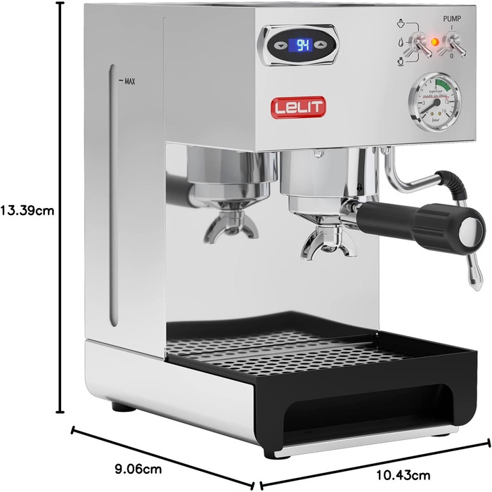 Кавоварка Prosumer з PID-дисплеєм, Silver Standard, 41TEM