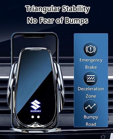 Автомобільний тримач мобільного телефону VALKEM для Suzuki Ciaz 2015-2018, нековзний автомобільний тримач мобільного телефону для