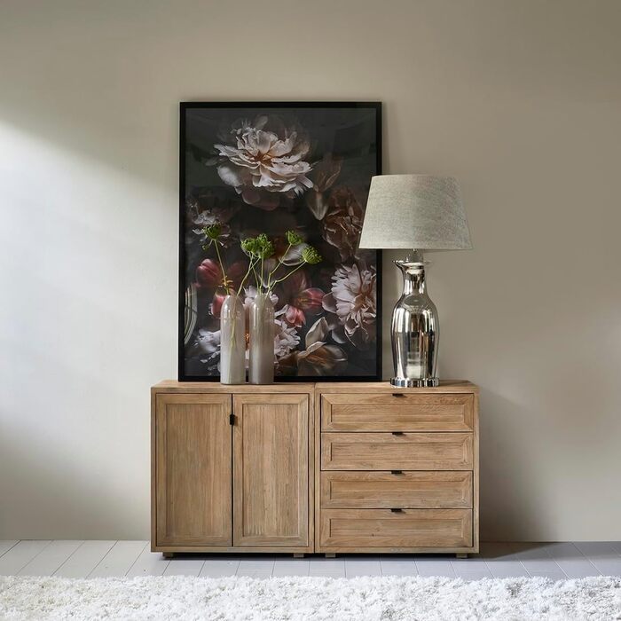 Абажур Rivira Maison Phinesse 35 x 55 см Шеніл Сірий