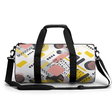 Універсальна дорожня сумка, геометричний графіті, спортивна сумка для чоловіків та жінок, сумка-мішок, спортивна сумка