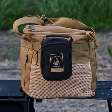 Подорожній чайний набір у кейсі набір чайника та чашок з нержавіючої сталі. Портативна сумка для чаю та кави, ідеальний для любителів чаю кунг-фу, подорожей, дому та відпочинку на природі.