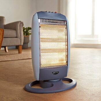 Галогенний обігрівач Bergstrm з 3 режимами нагріву макс. 1220 Вт коливання 75 захисний перемикач миттєве нагрівання після ввімкнення корпус, що не прогрівається розміри 48 x 31 x 22 см