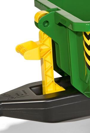 РолліКонтейнер John Deere (гаковий самоскид із скіпом, двовісний причіп, для дітей віком 3-10 років) 125098, зелений