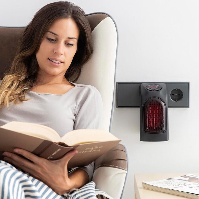 Портативний міні-обігрівач для розетки Heatpod InnovaGoods 400 Вт