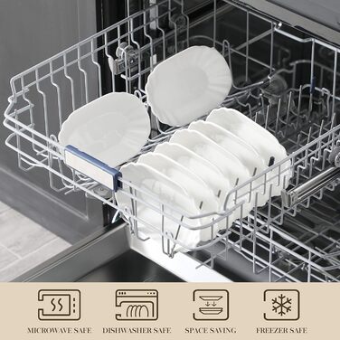 Регулярна серія, 8 шт. Набір пілінгу картоплі фрі, кремовийБілий порцеляновий пілінг для картоплі фрі, миска каррівурст, тарілка д