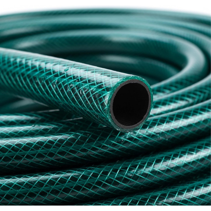 Шланг садовий Relaxdays, 70 метрів, 3/4 дюйма, 3-шаровий, стійкий до перегинів, УФ-стійкий, для поливу саду, зелений