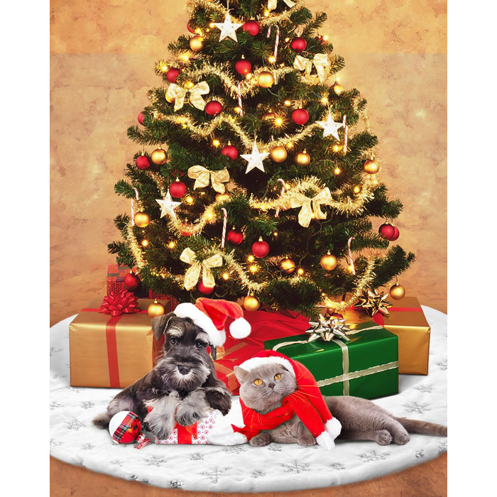 Різдвяна спідниця для ялинки 122 см COOLWUFAN