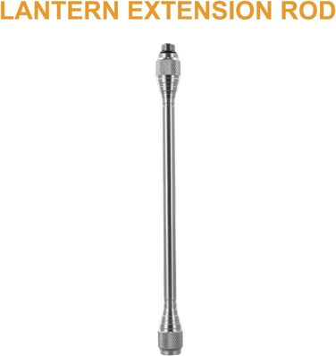 Вуличний газовий ліхтар, комплект свічок з порожнім балоном та подовжувальною штангою для кемпінгу, походів та інших видів активного відпочинку з ізобутановими балонами EN417 (подовжувальна штанга ліхтаря) Подовжувальна штанга ліхтаря