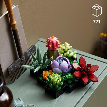 Конструктор LEGO Icons 10309, Ботанічна Колекція "Сукуленти", 771 деталь