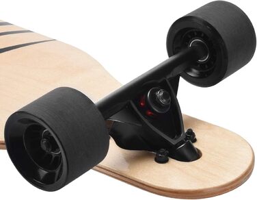 Дюймовий лонгборд скейтборд 8-шаровий з натурального клена для круїзу, карвінгу, фрістайлу та даунхілу з маячком T-Tool, 41-