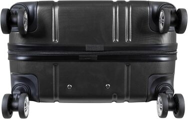 Компактна валіза на колесах Женева 55 см, 40 літрів, чорна