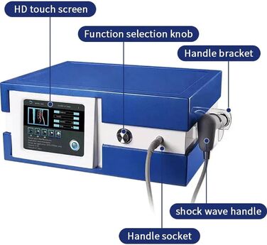 Пристрій для сфокусованої ударно-хвильової терапії HENGCMM, ED-терапія, пристрій ESWT, пристрій для екстракорпоральної ударно-хвильової терапії, інструмент для фізіотерапії, масаж для полегшення болю, корекція фігури