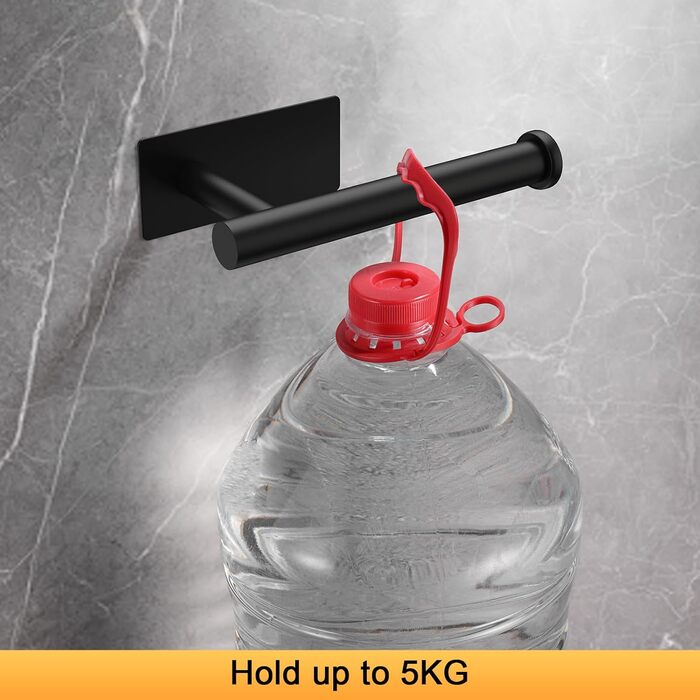 Самоклеючий тримач для туалетного рулону, тримач для туалетного рулону для унітазу без свердління, тримач для туалетного рулону, н