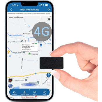 Міні-трекер TKMARS GPS 4G TK901, маленький GPS-шукач з магнітом, прихований пристрій відстеження в режимі реального часу, що перезаряджається, додаток та веб без підписки, міні-пристрій відстеження для дитини, валізи, транспортного засобу, автомобіля
