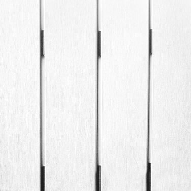 Садове крісло Keter Alpine Adirondack, пластикове садове крісло з тримачем для напоїв, біле, водонепроникне, класичний американський дизайн, для саду, патіо та балкону, 93 x 81 x 96,5 см, біле, суцільне