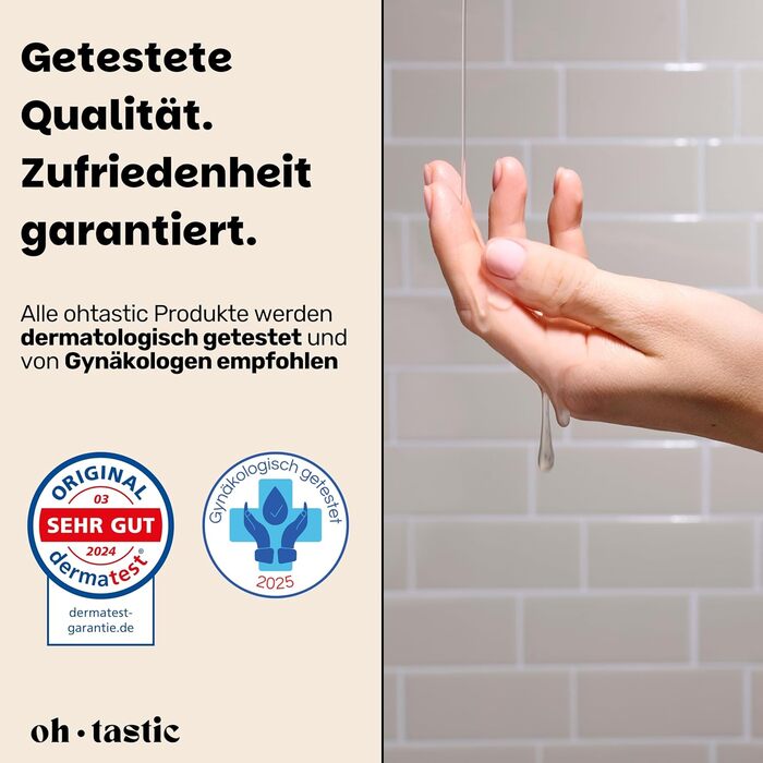 Натуральний зволожувальний лубрикант ohtastic з гіалуроном для жінок, 50 мл