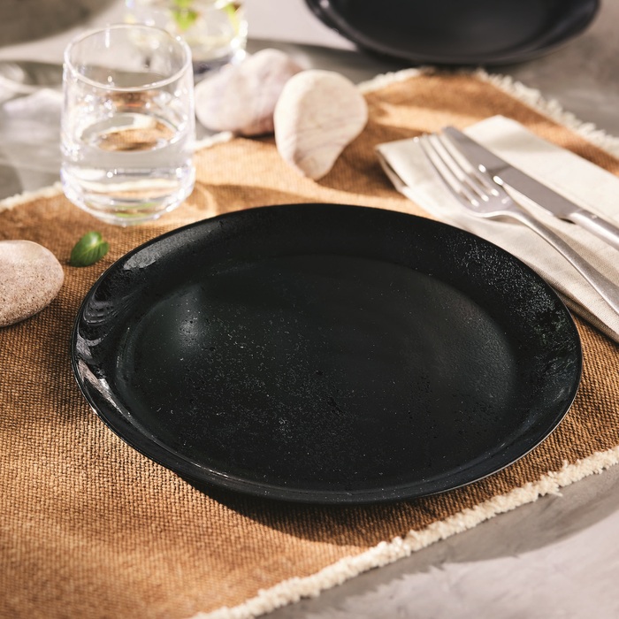 Тарілка обідня Luminarc Diana Black, 25 см (6788142)