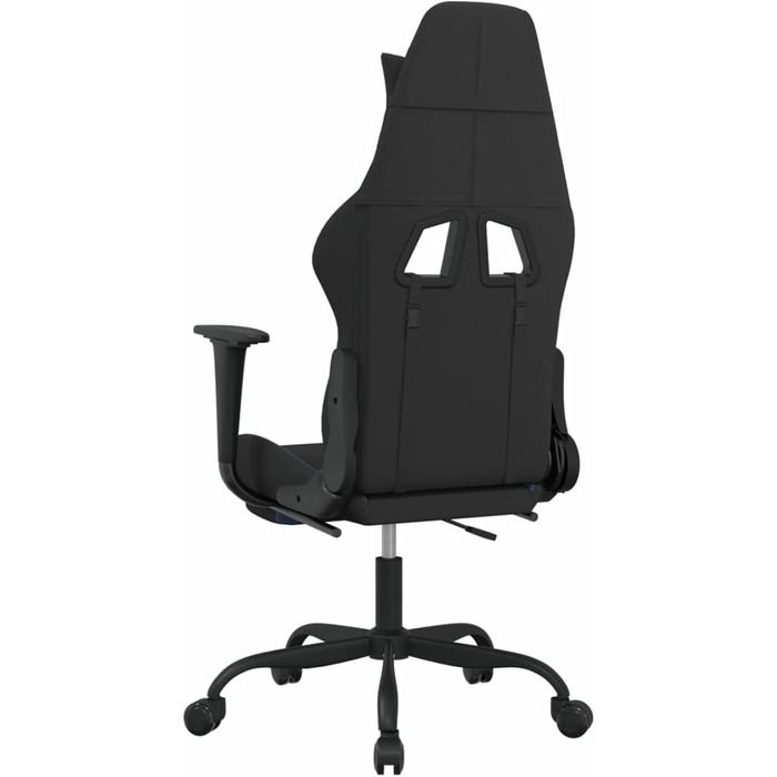 Ігрове крісло з підставкою для ніг, крісло для ПК, ігрове крісло, крісло для геймерів, крісла для домашнього офісу, крісла для ігор, крісло для PlayStation, комп&39ютерне крісло, чорно-синя тканина