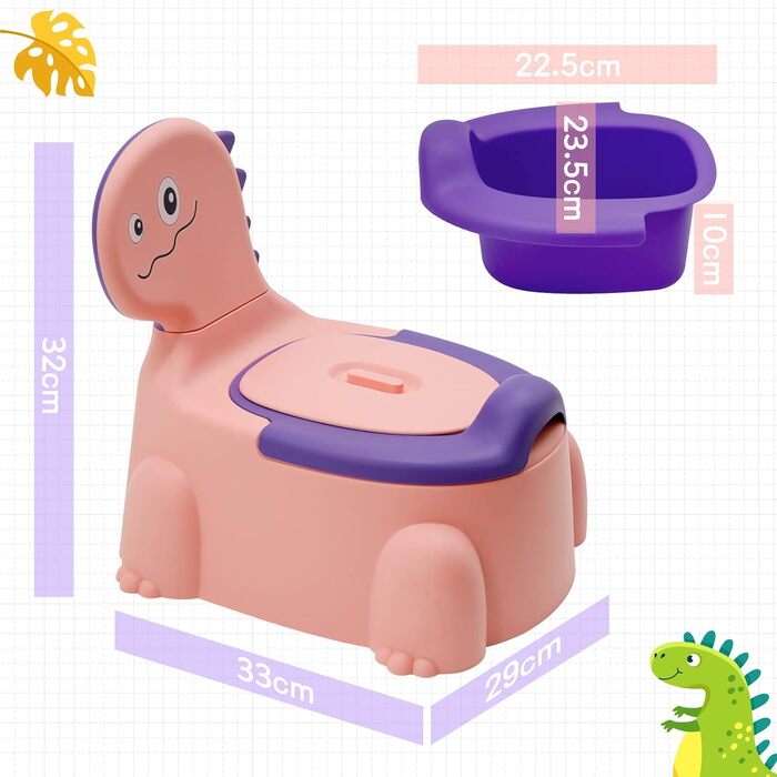 Горщик для дітей Дитячий унітаз Дитячий унітаз Дитячий горщик Динозавр горщик Туалет Горщик Дитячий горщик Дитячий горщик WC горщи