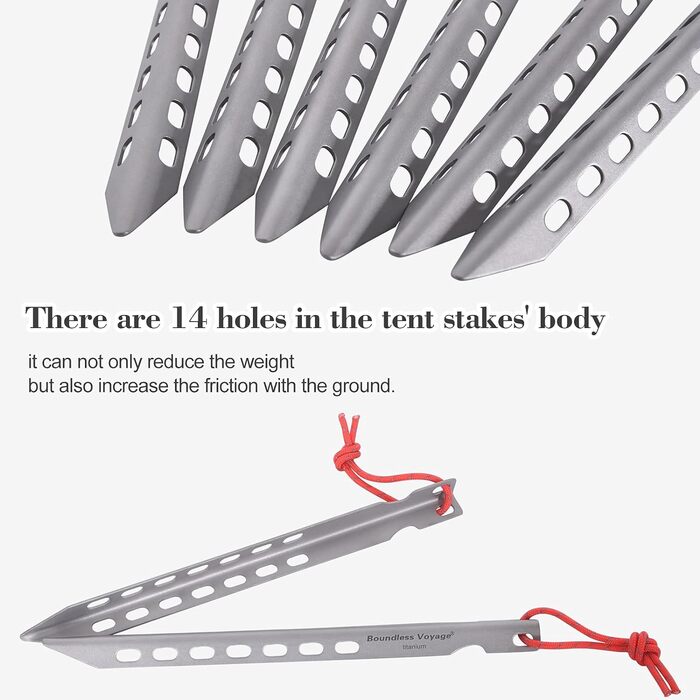 Титанові кілочки Надлегкі цвяхи для намету Кемпінгові наметові кілки Зовнішні портативні кілочки Стовпи для намету Стовпи для наме