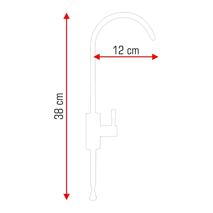 Фільтр для питної води система зворотного осмосу RO6 з чорним краном і мінералізацією