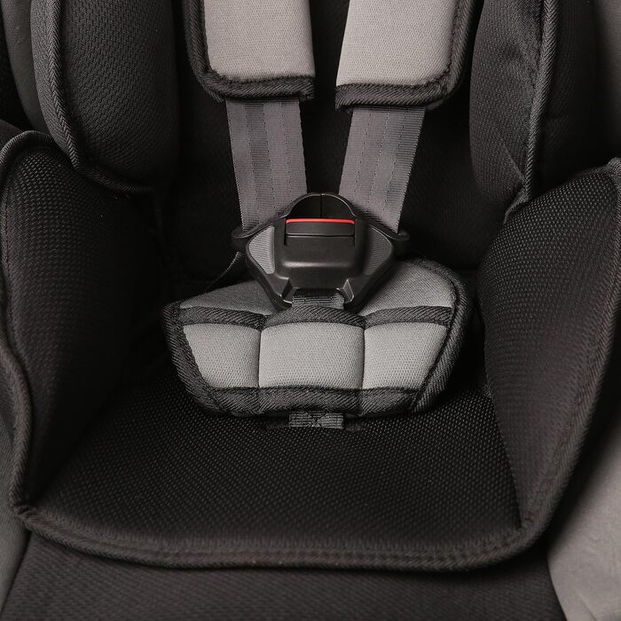 Дитяче автокрісло 9-36 кг (1-12 років) - автокрісло ECE R44/04, група 1/2/3, чорний/сірий чорний/сірий