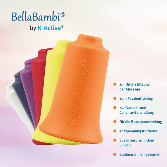 Баночна чашка BellaBambi від K-Active SENSITIVE оригінал для масажу негативним тиском жовтий Ø 3,5 см 3,5 см Жовтий