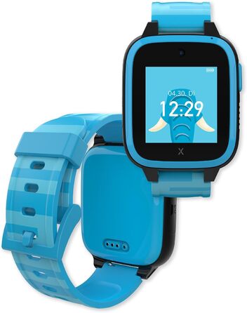 Водонепроникний дитячий годинник-телефон - 4G, дзвінки, повідомлення, шкільний режим, функція SOS, GPS, камера та крокомір - 2 роки гарантії (СИНІЙ) СИНІЙ XGO 3, 3 -