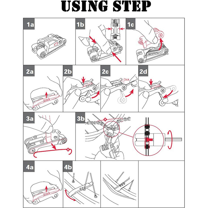 Набір для ремонту велосипедів Twilight Garage, 19-в-1