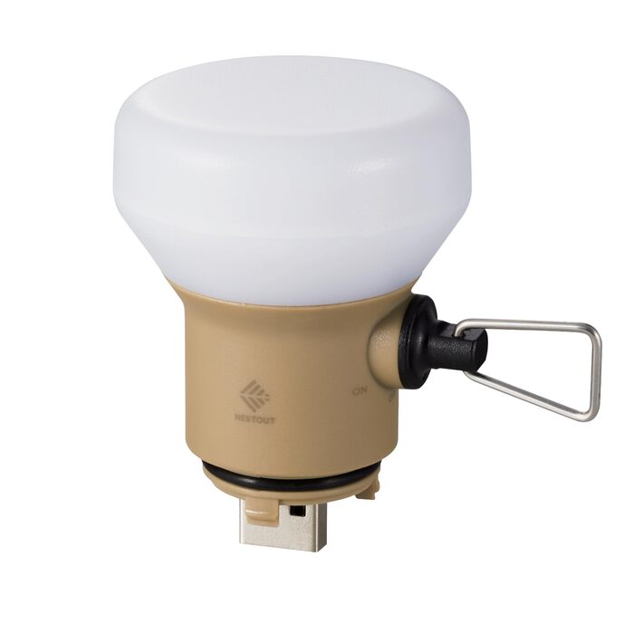 Ліхтарик ELECOM NESTOUT для кемпінгу на відкритому повітрі зі світлодіодним ліхтарем-панеллю з міні-штативом, регульований яскравість світлодіодного світла з живленням від USB, IP44, водонепроникний, 30-1000 люмен, портативний ліхтар для зовнішнього акуму