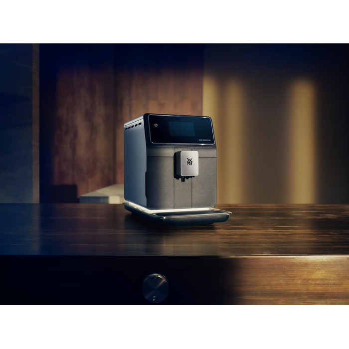 Повністю автоматична кавоварка WMF Perfection 880L з молочною системою, 18 напоїв, подвійний термоблок, кавомолка з нержавіючої сталі, профіль користувача, контейнер для молока 1 л