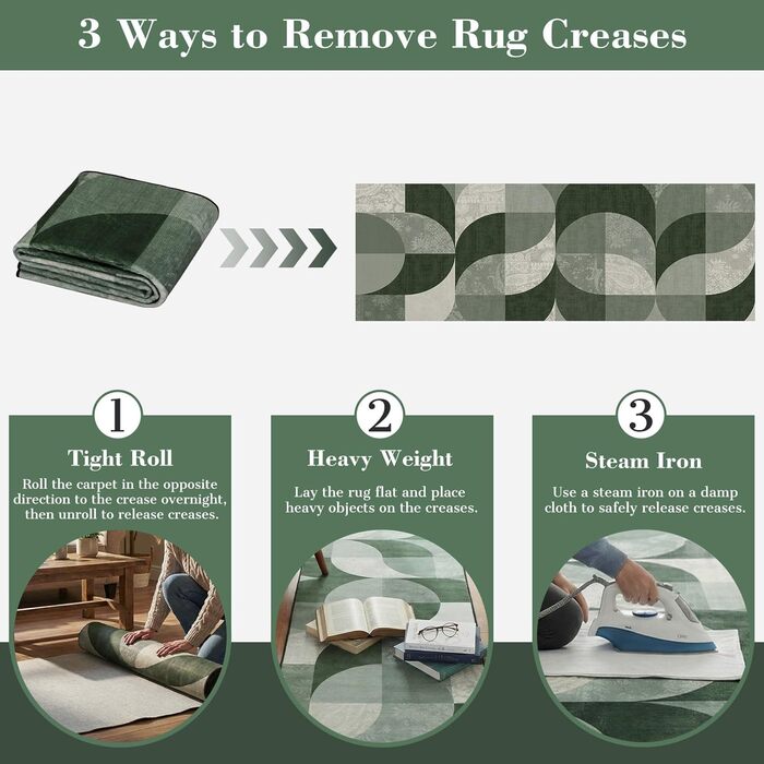 Килим-доріжка в стилі бохо для передпокою 80x200 см, зелений геометричний кухонний килим, який можна прати, нековзний килим-доріжка для передпокою, м&39який короткий ворс довгий килим для передпокою для кухні, спальні, вітальні, коридору 80 x 200 см (прям