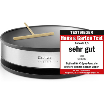 Млинниця, дуже велика поверхня для випікання ( 33 см), високоякісне антипригарне покриття, 8 режимів нагрівання, практичний слайде