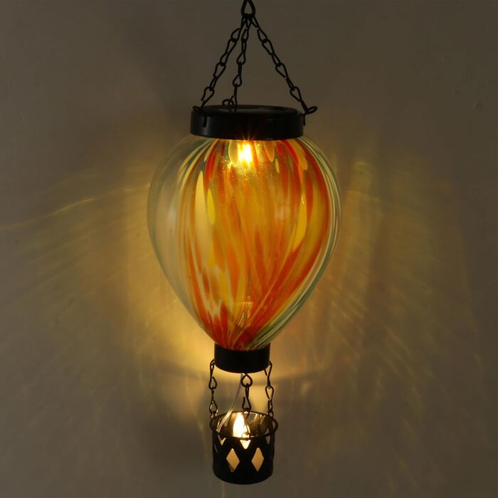 Сонячна лампа на повітряних кульках, повітряний ліхтар для подвір&39я, декоративна лампа 20,3 см з водонепроникною функцією, міцний вуличний ліхтар для доріжок, садовий аксесуар зі святковим дизайном, предмет декору для дому