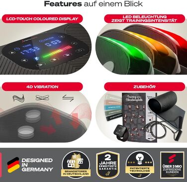 Віброплатформа Sportstech 4D (VP400 та sVibe)