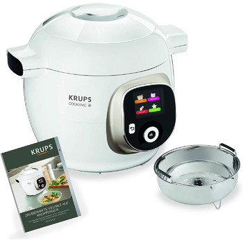 Мультиварка Krups Cook4Me CZ7101 вкл. книгу рецептів об'єм 6 л Електрична скороварка 150 запрограмованих рецептів Інтуїтивно зрозу