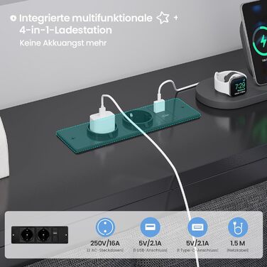 М&39яке ліжко, диван-ліжко, дитяче ліжко 90x200 см з комодом з 6 шухлядами та вбудованим письмовим столом, кушетка зі світлодіодним освітленням та зарядною станцією, ліжко 90x200 см з м&39яким узголів&39ям, чорного кольору.