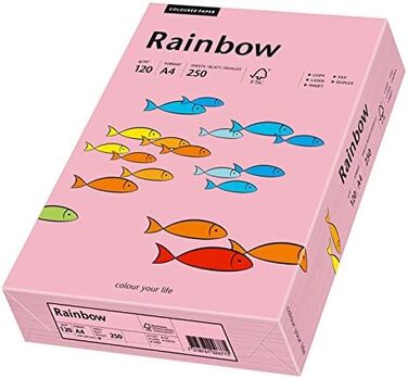 Папірус 88042546 принтер Папір Rainbow 120 г/м, А4 250 аркушів рожевий