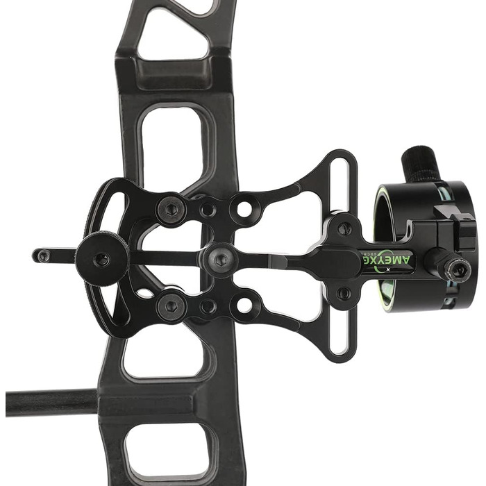 Приціл для лука зі скловолокна з одним штифтом 0,019 фута мікрорегульований, швидковстановлюваний без інструментів з підсвічуванням для складних луків