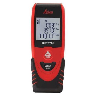 Лазерний далекомір Leica DISTO D1 з Bluetooth (підтримка додатка), серія D базові функції
