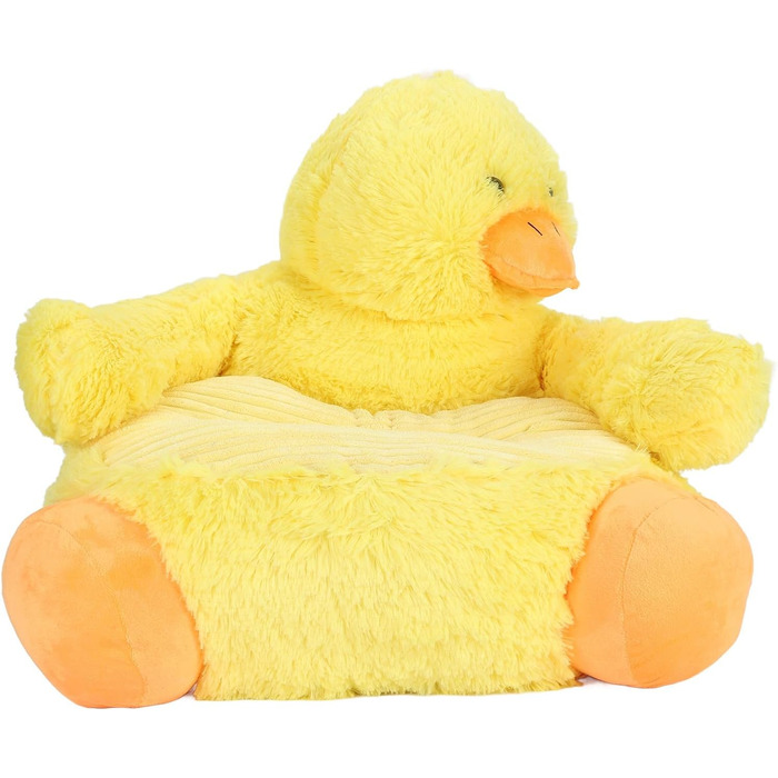 Плюшеве сидіння у формі качки зі спинкою - м&39яке, зручне та миється, милий дизайн тварин для спальні або ігрової кімнати