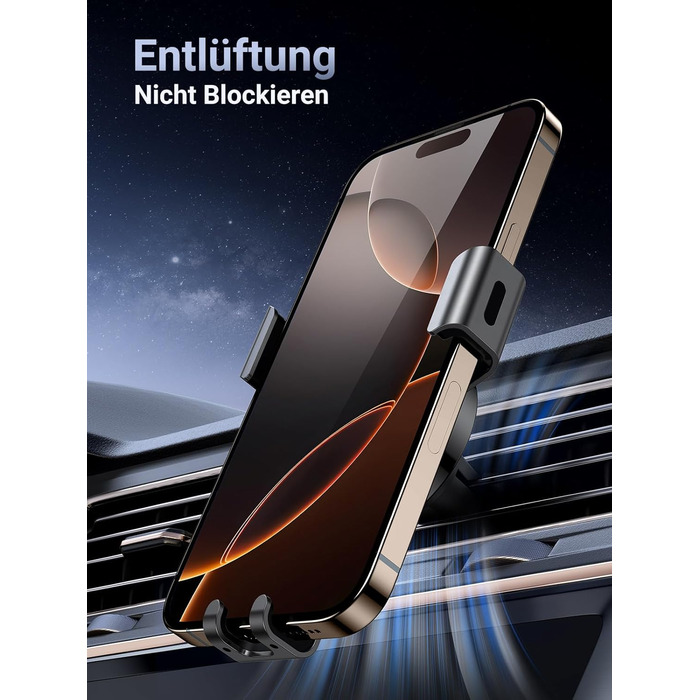 Тримач для мобільного телефону автомобільний тримач для мобільного телефону автомобільний вентиляційний гравітаційний тримач для м