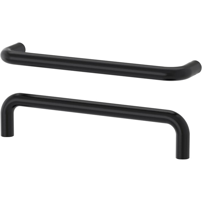 Меблеві ручки IKEA Baggans 803.384.13, ширина 143 мм, чорні, 2 шт.